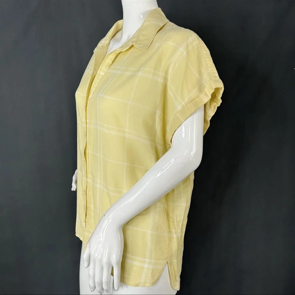Patagonia Women's Lightweight A/C Top Shirt Harvest Windowpane Size Small - Picture 2 of 7